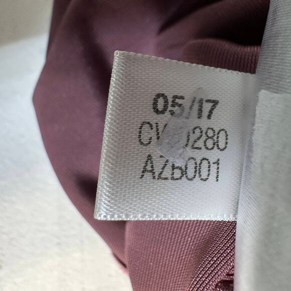 Adidas Velvet Mini T-shirt Dress Women S Purple Short Short Sleeve Big SpellOut - Picture 9 of 9